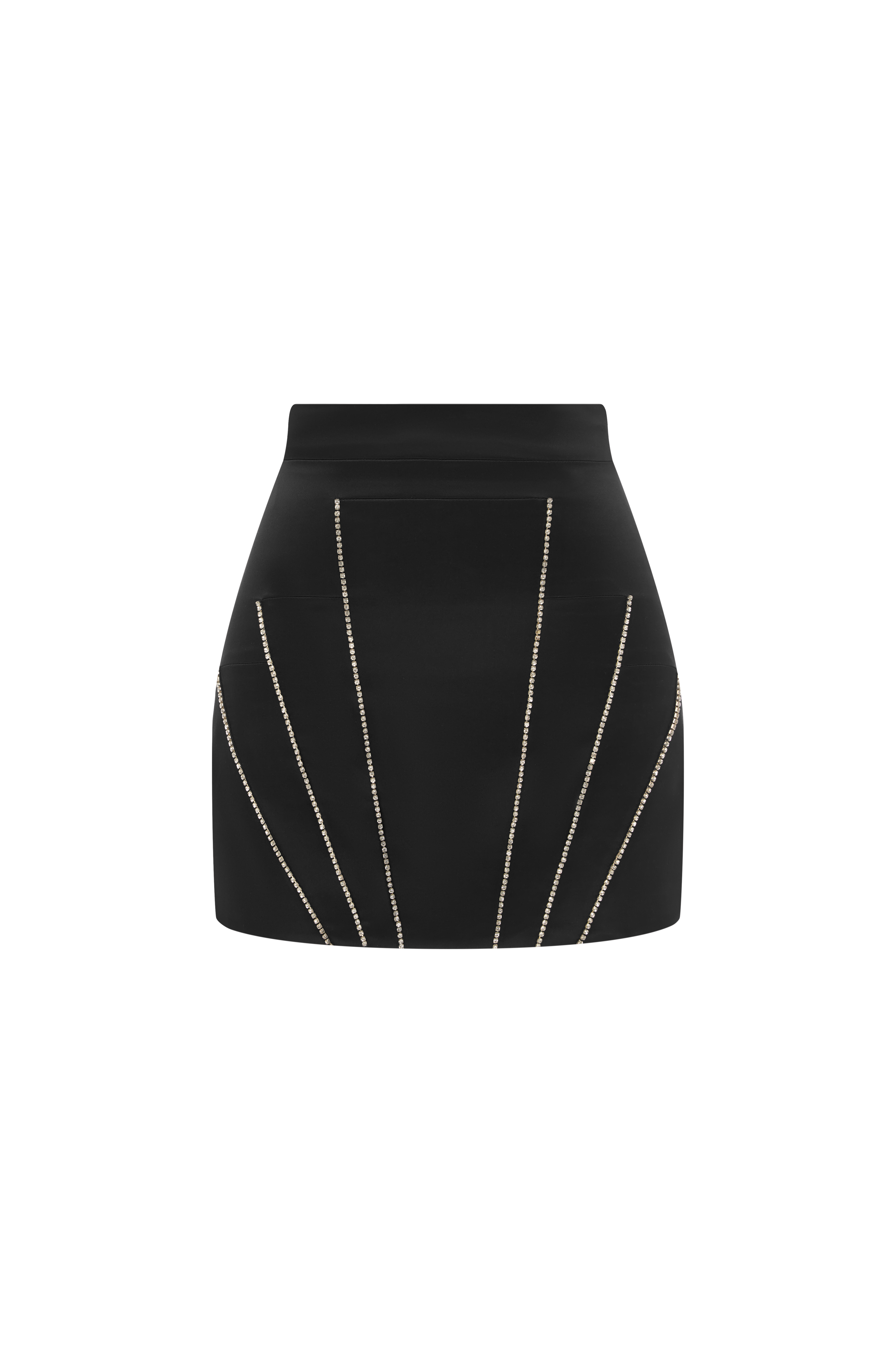 Noir Erté mini skirt